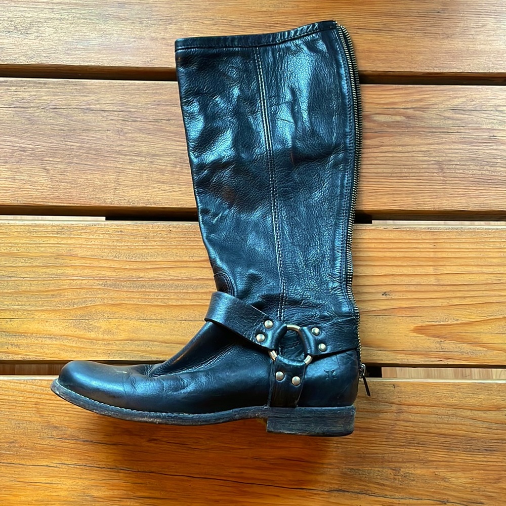 Vintage Frye biker boots